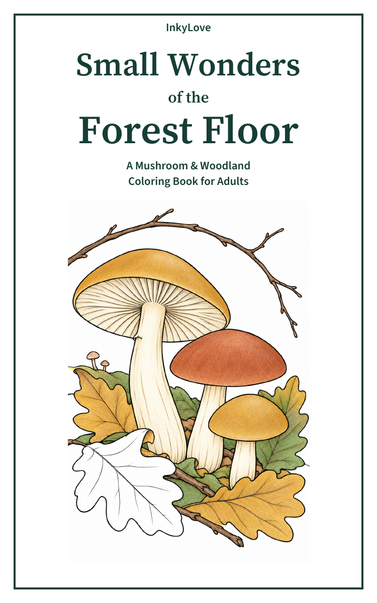 Small Wonders of the Forest Floor cover showing mushrooms, leaves, and woodland details